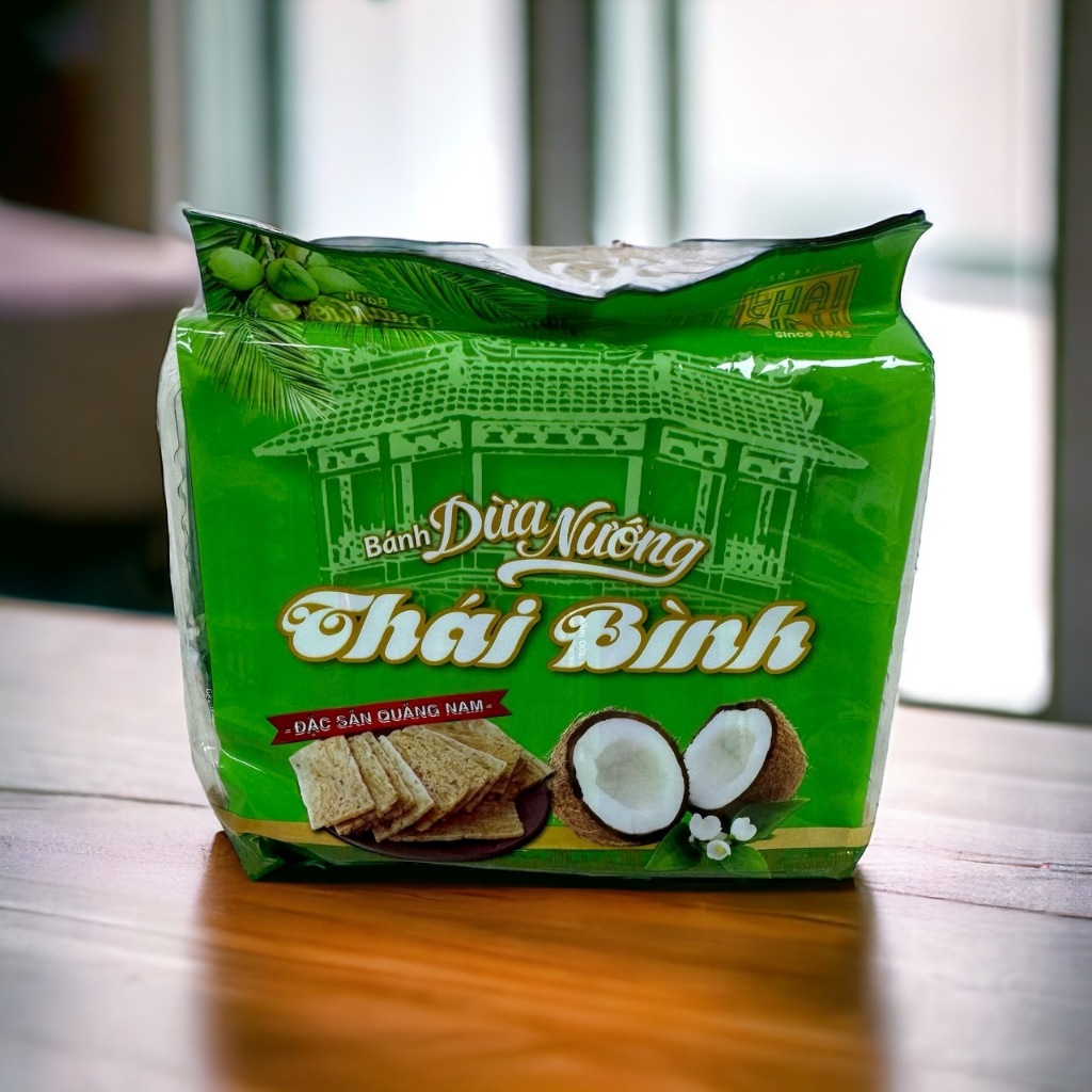 【嚴選SHOP】越南Thai Binh 烤椰子餅乾 烤椰子餅 椰子餅乾 BANH DUA NUONG【Z387】越南名產