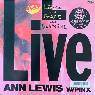 Love&Peace&Rock Roll Ann Lewis W/PINX 美好排泄 偶像黑膠 ８０年代 昭和日本