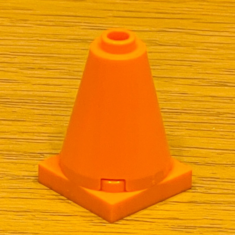 LEGO 樂高 MOC 三角錐 交通 路障 全新零件創作