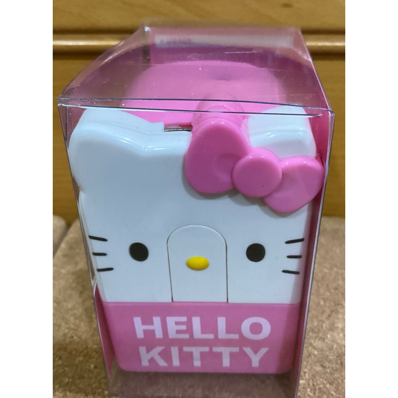 正版 三麗鷗 Hello Kitty 削鉛筆機 粉紅色附贈一盒彩色鉛筆