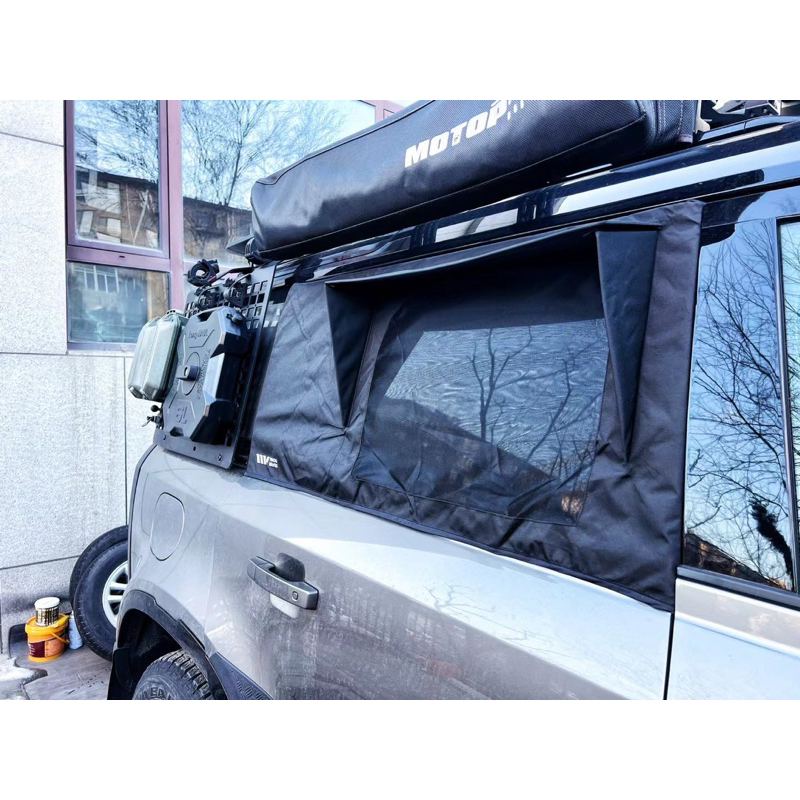 韓國WINDSWAVES路虎衛士defender110專車專用後車窗車宿防蟲防蚊遮陽紗網#landrover#車宿露營