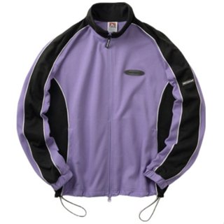 BEN DAVIS 24380025-74 PIPING TRACK JACKET 滾邊 運動夾克 / 外套 (紫色)