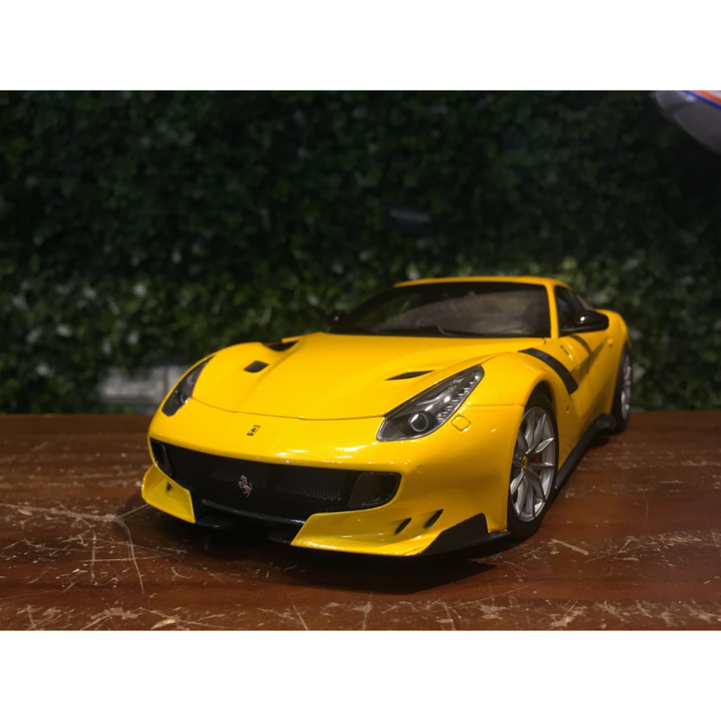 1/18 BBR Ferrari F12 TDF Giallo Tri-Strato BBR182100【MGM】