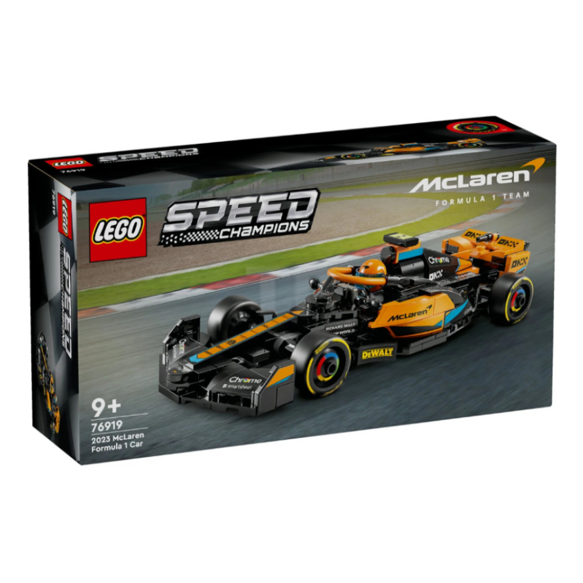 BRICK PAPA / LEGO 76919 2023 McLaren Formula 1 Race Car