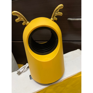 （全新）娃娃機物品黃色麋鹿耳造型光觸媒捕蚊燈