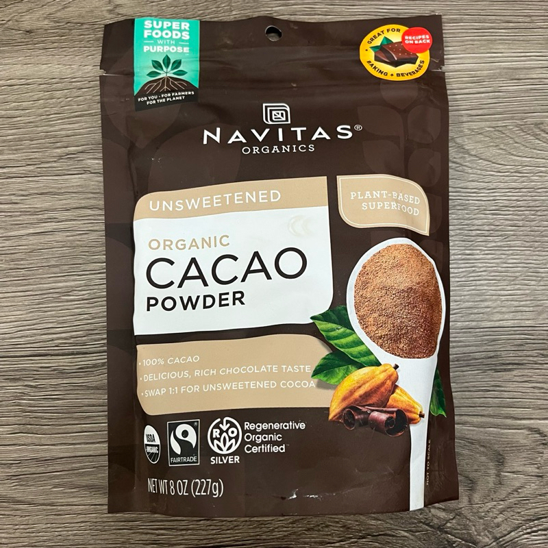 [全新未拆封iHerb]Navitas Organics 有機可可粉不加糖(原價$351)