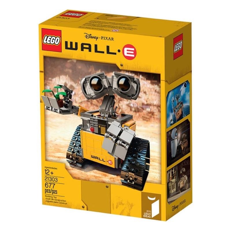 LEGO 樂高  21303 瓦力 Wall E 無修正版本（外盒膠帶已拆開，零件包全新未拆），不是修正版  不是修正版