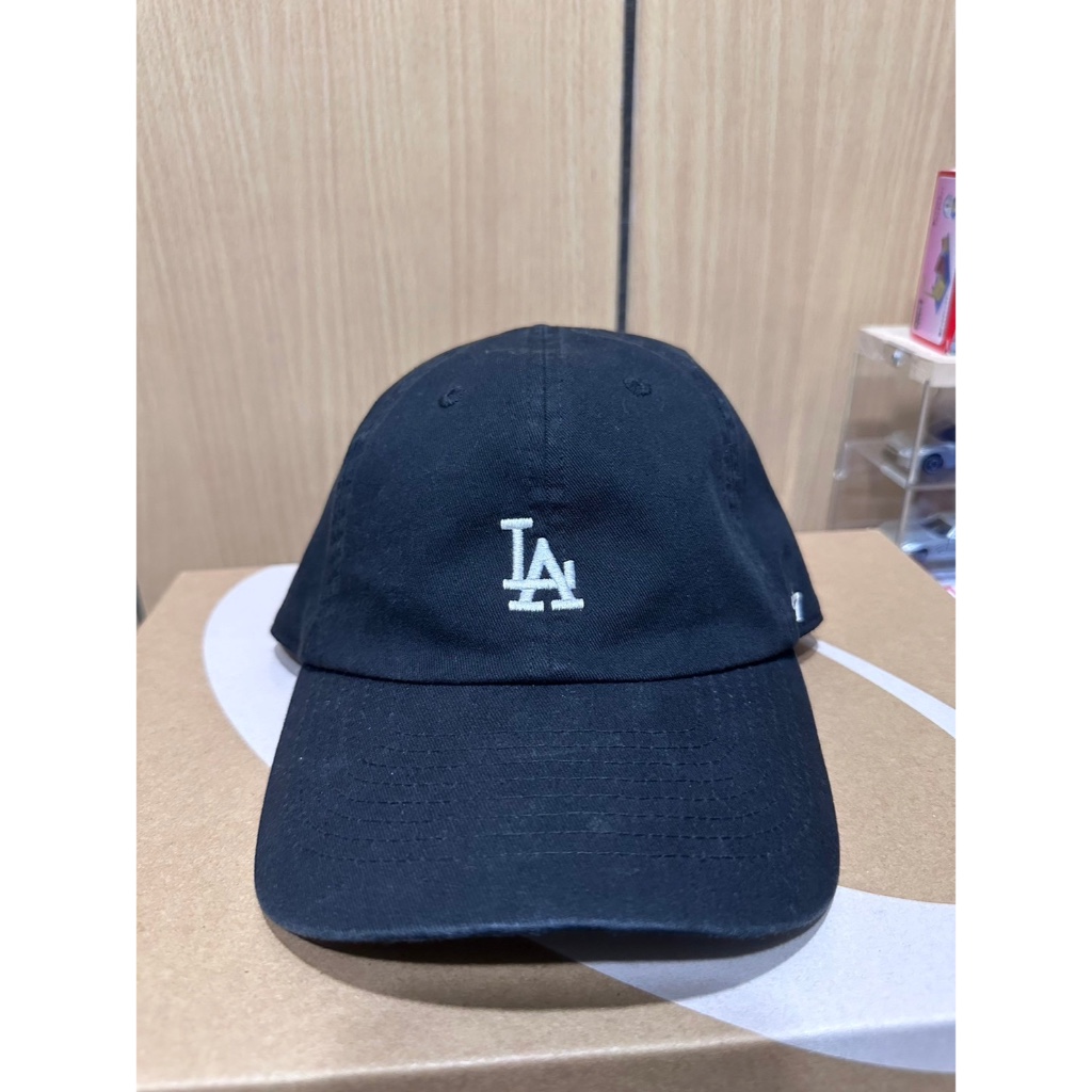47 brand 老帽 LA小logo 棒球帽 黑