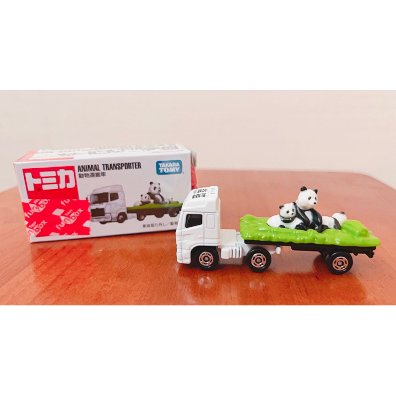 TOMICA 熊貓運輸車 動物搬運車 可愛小車子 小孩玩具 玩具車