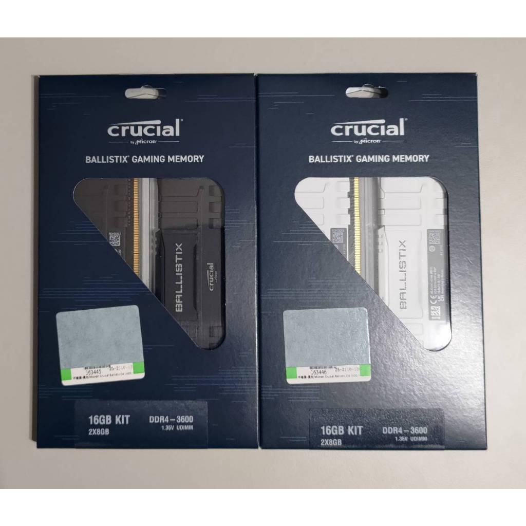 美光 Crucial BALLISTIX DDR4 3600 CL16 絕版記憶體 原廠盒裝