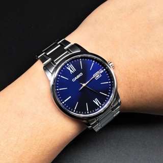 【WANgT】CASIO 卡西歐 MTP-V002D 正裝 簡約 公務休閒 帶日期 不鏽鋼 石英腕錶 手錶 37mm