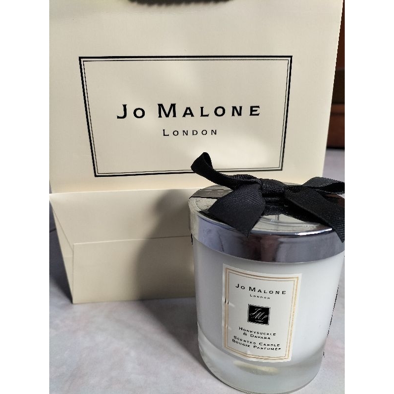 ［全新未使用］ 正版Jo malone 忍冬與印蒿200g香氛蠟燭 附紙袋