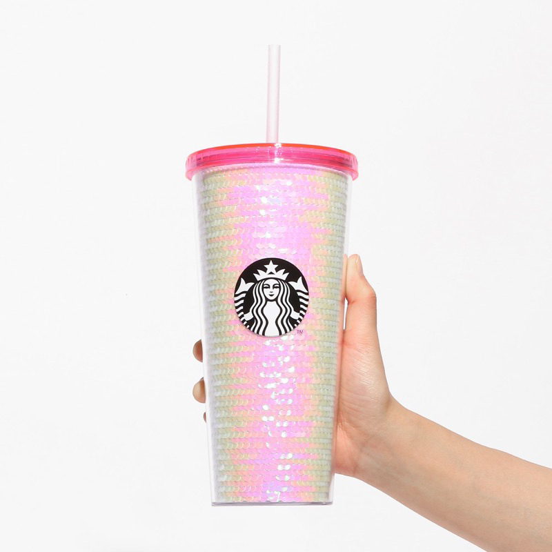 《現貨》Starbucks 日本星巴克 2024 櫻花季 限定 亮片隨行杯