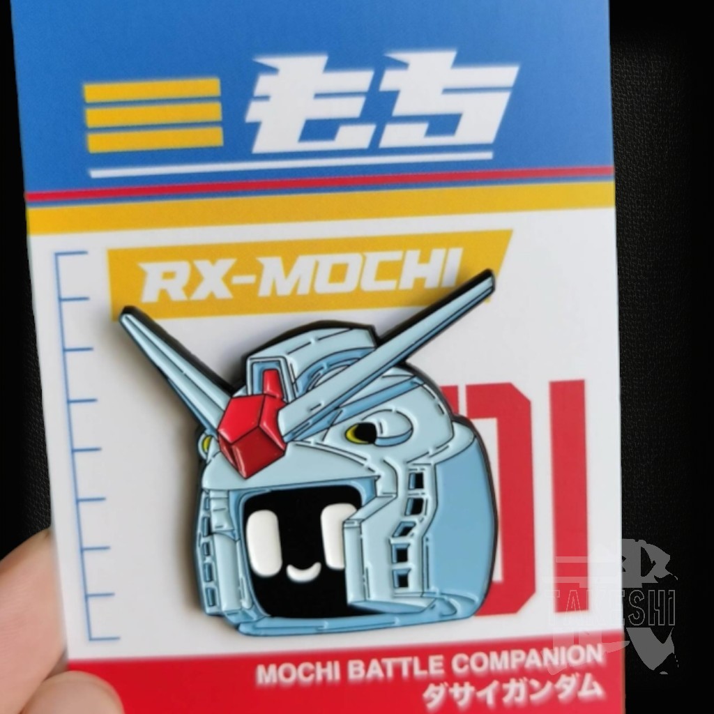 MT武藤 *現貨在庫* DASAI RX-MOCHI PIN 限量鋼彈周邊 胸針 GUNDAM 小麻糬