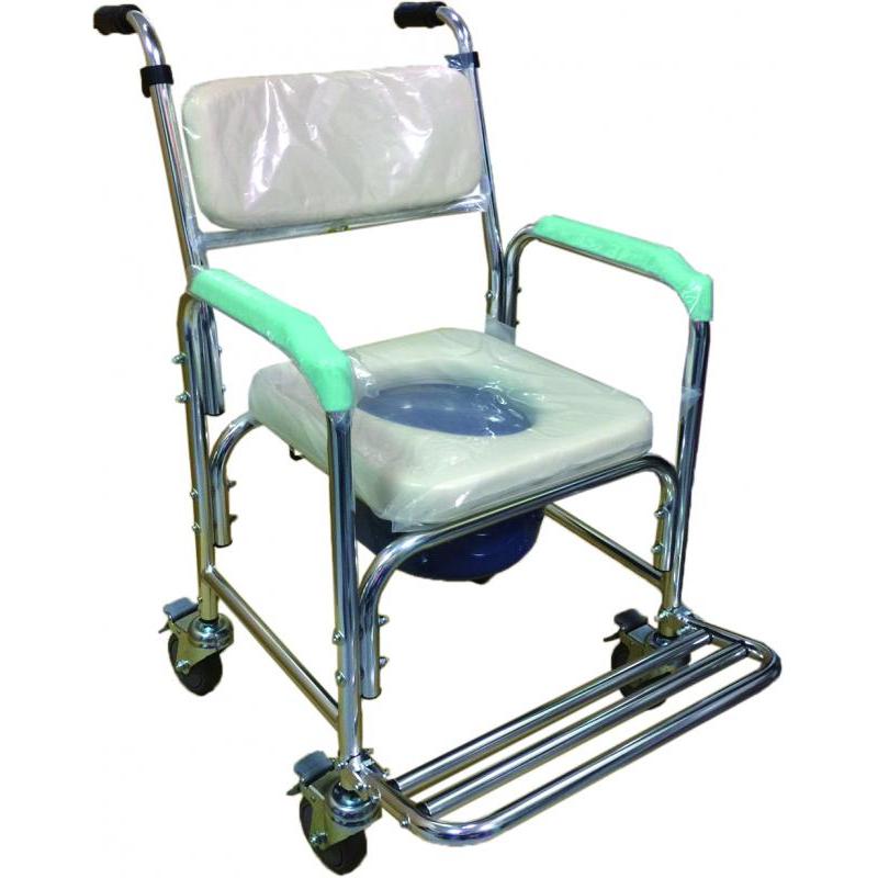 &lt;&lt;真善美樂齡-可協助補助申請&gt;&gt; 富士康 FZK-4101 軟背 附輪固定 便器椅 便椅 便盆椅