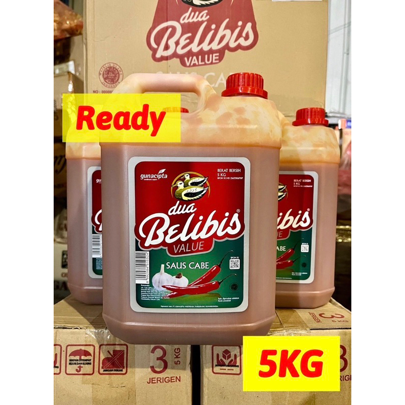 印尼🇮🇩Dua Belibis 辣椒醬🌶️ 大桶5kg Saus Cabe Sambal Chilli Sauce