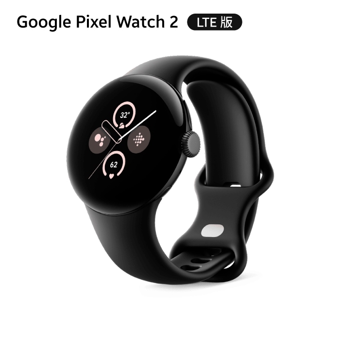 [選物]Google Pixel Watch 2 LTE版 霧黑色鋁製錶殼/曜石黑運動錶帶 台灣公司貨