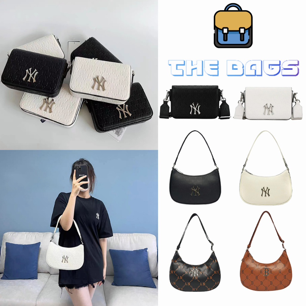 『Bags』韓國代購 💯正品 洋基包 Mongram系列 皮質 腋下包 餃子包 麻將包 手提包 單肩包 斜挎包