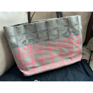 【Chanel】香奈兒 粉色 購物包 托特包