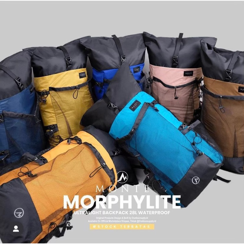 Monte equipment MORPHY LITE 28L 登山用品 輕量化登山包