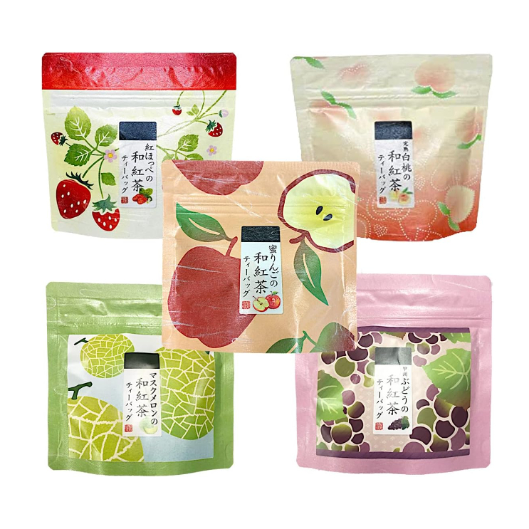 【現貨】日本進口 荻野商店 水果口味 日本紅茶 和紅茶 哈密​​瓜 葡萄 蘋果 草莓 白桃