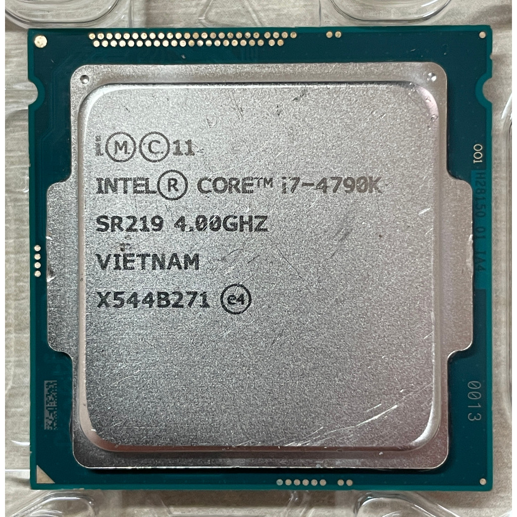 ⭐️【頂級 Intel i7-4790K LGA1150 4核8線】⭐ 外觀有瑕疵、功能正常/正式版/無風扇/保固3個月