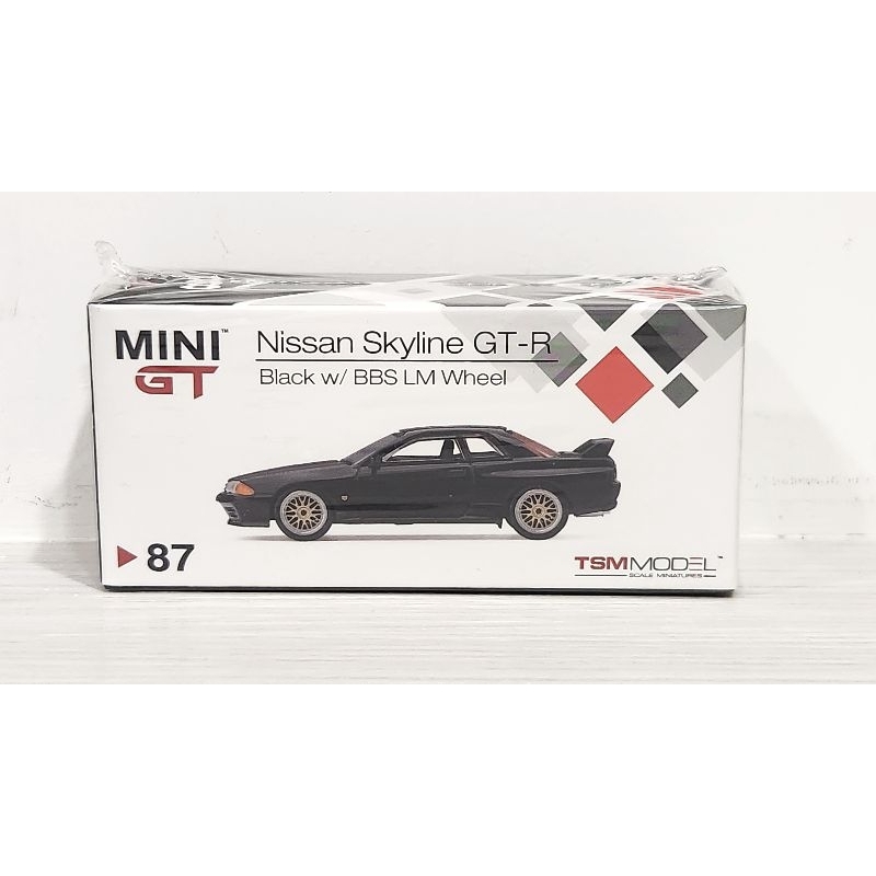 Mini GT 日產Skyline GT-R R32 BBS鋁圈