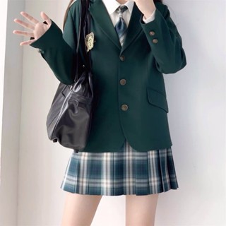 <全新> cos cosplay JK 高校制服 學生制服 制服外套 西裝外套 (綠色M碼)