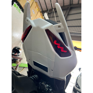 三陽 SYM DRG一代 後中心蓋上及後中心下蓋 新色消光銀河白～客製化服務請私訊聊聊！