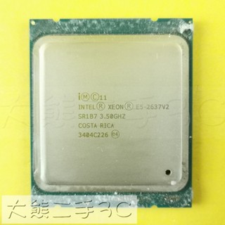 【大熊二手3C】CPU-2011 Xeon E5-2637 V2 UP3.8G 15M 8GT/s SR1B7-4C8T