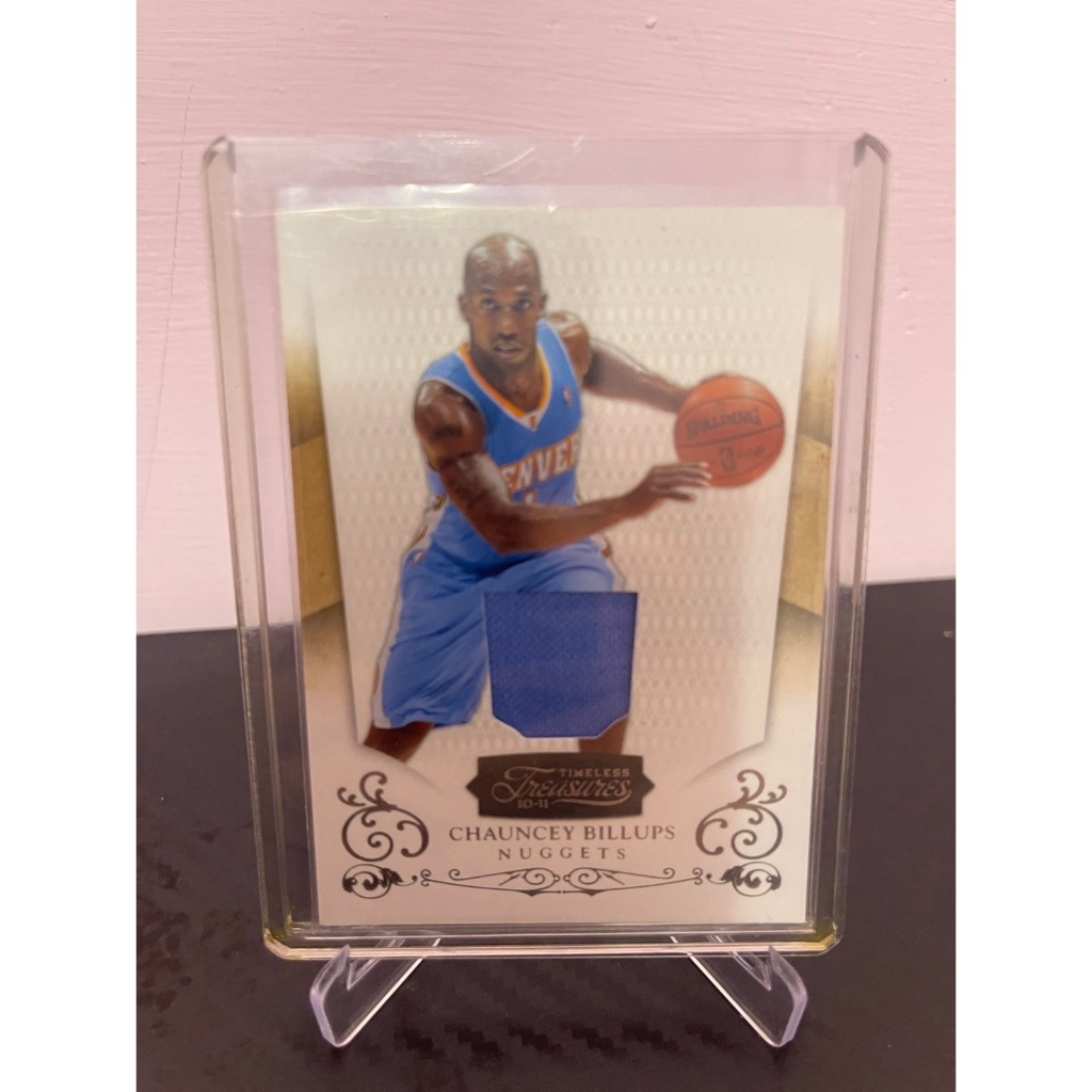 限量  CHAUNCEY BILLUPS panini 球衣卡 56/99