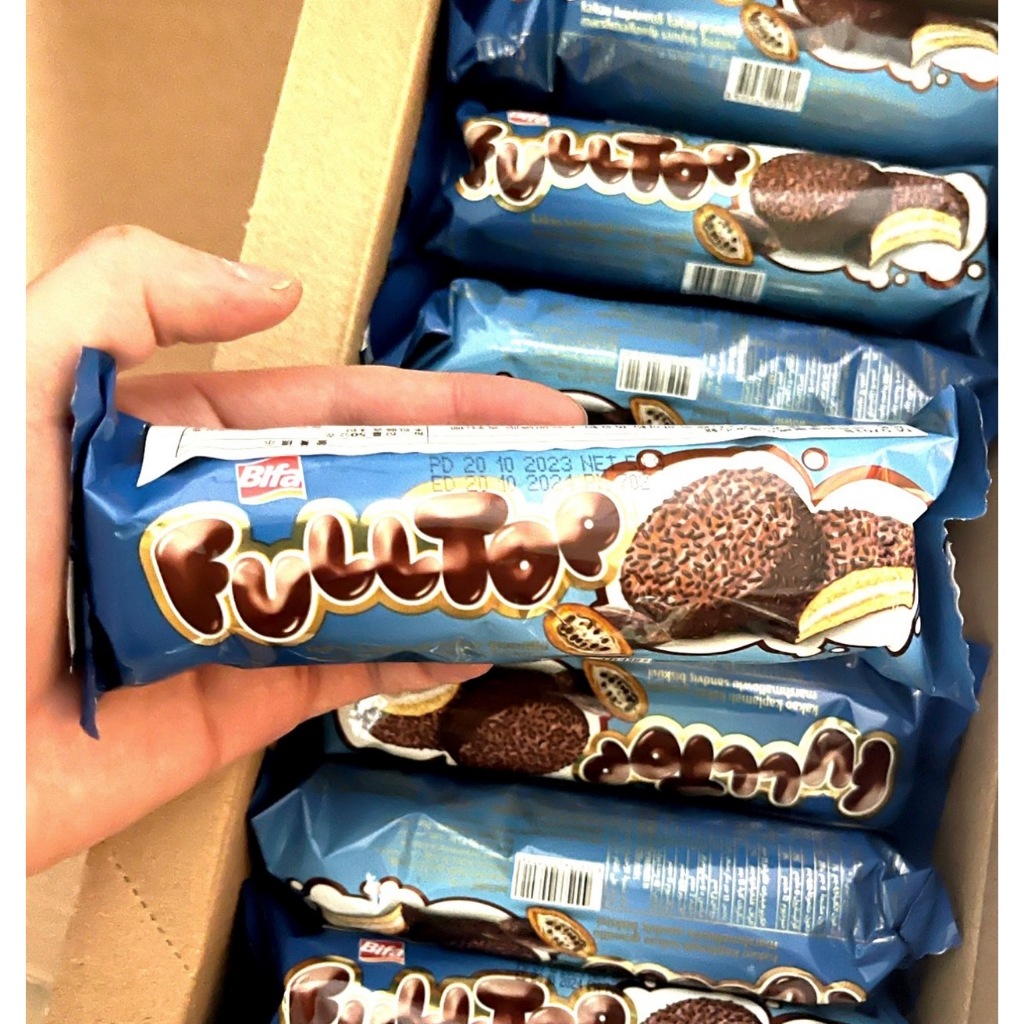 「現貨免運」土耳其🇹🇷 Bifa 可可棉花糖夾心餅 50G 巧克力粒包覆棉花糖內餡