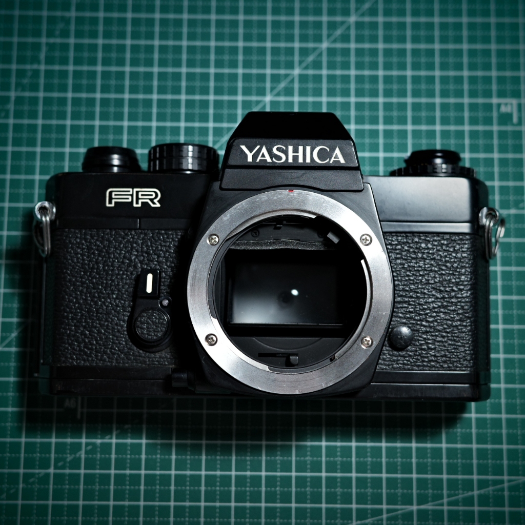 《底片相機》YASHICA FR機身 C/Y接環 135底片 二手相機 日本 單眼 SLR 金屬機身 稀少收藏