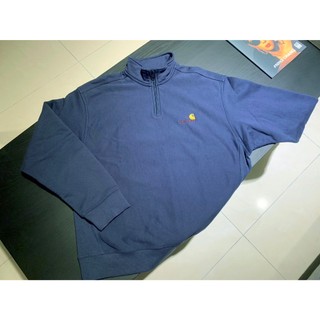 Carhartt WIP Half-zip Sweatshirt L號 龍膽紫