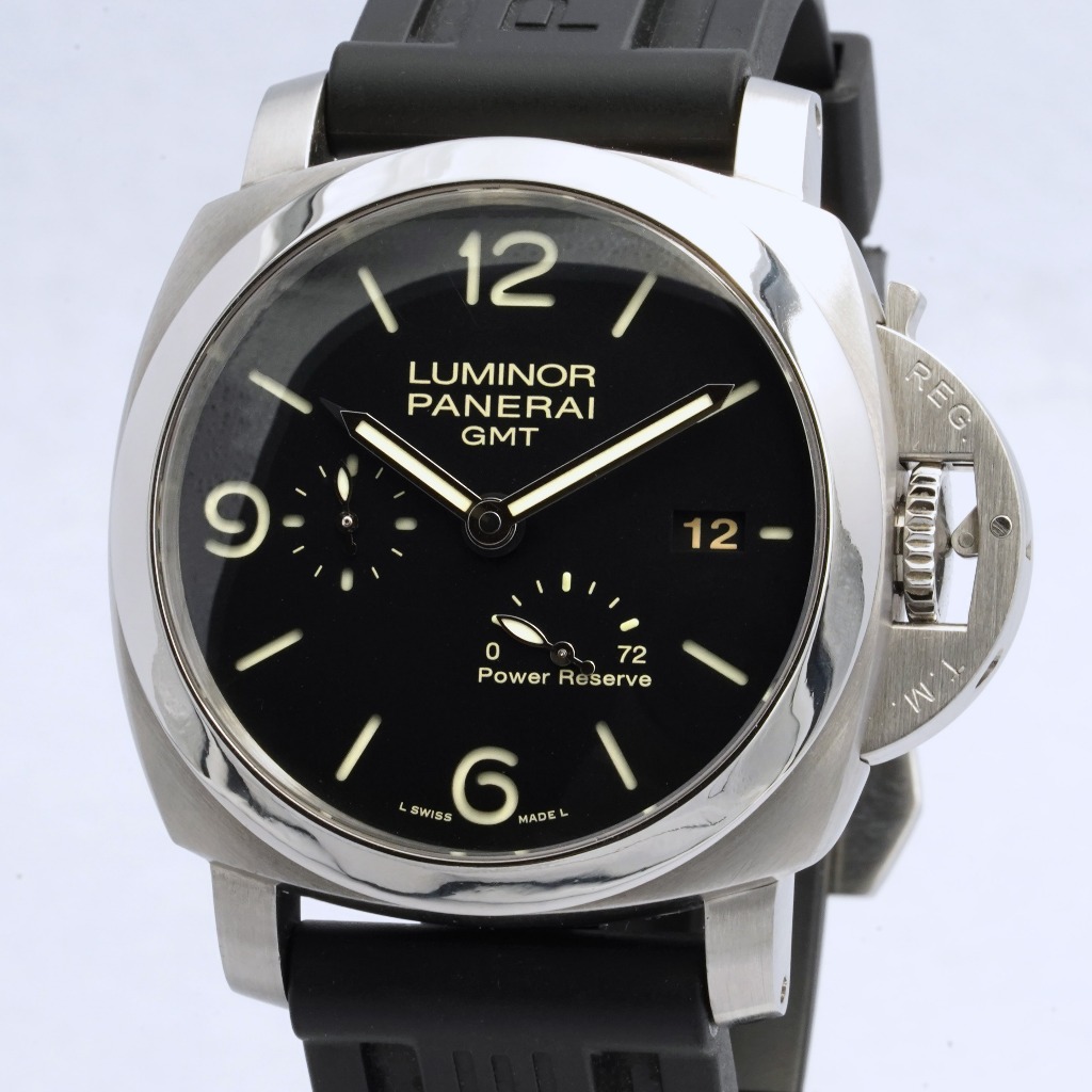 Panerai 沛納海 PAM321 LUMINOR 1950 GMT系列 44mm黑面 PAM00321 台灣公司貨