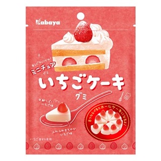 現貨 KABAYA 卡巴 草莓蛋糕造型軟糖 40g