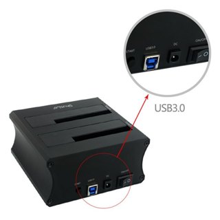 二合一超好用 USB3.0 硬碟外接盒 2.5/3.5 HDD Case/雙槽超好用 USB3.0 硬碟外接座 拷貝器