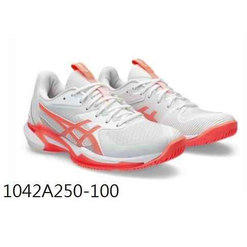 【n0900台灣健立最便宜】2024 ASICS Solution Speed FF 3女網球鞋 1042A250-10