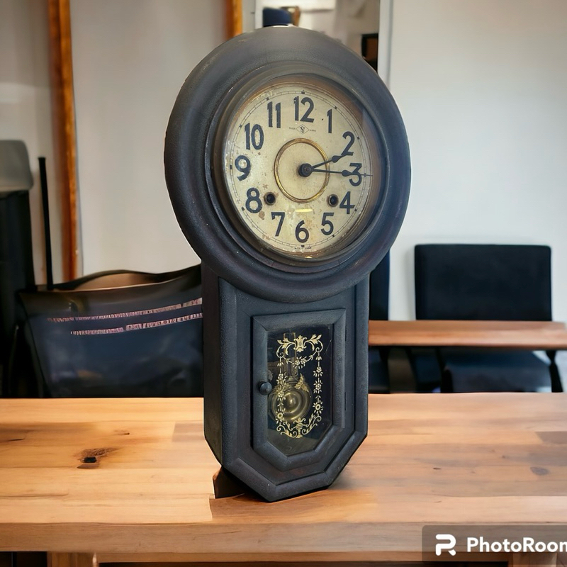 《內壺春 工藝》 日本 TRADE MAKE 古董 發條鐘 掛鐘