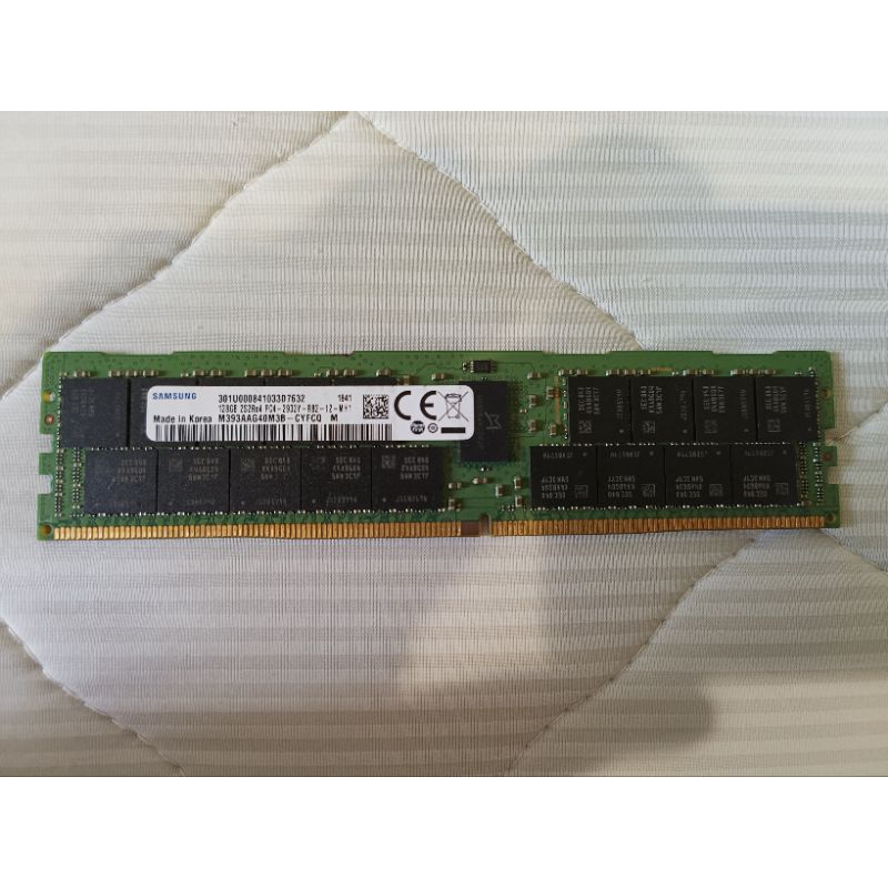 Samsung DDR4 128GB 2S2Rx4 2933MHz 伺服器和工作站專用
