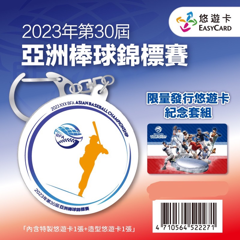 2023 30屆亞洲棒球錦標賽紀念悠遊卡/王貞治紀念造型悠遊卡