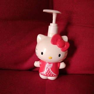 早期 2010年 三麗鷗 正版Hello Kitty 美商直銷 沐浴乳 空瓶 洗髮精 分裝瓶 貓咪公仔造型 絕版珍藏