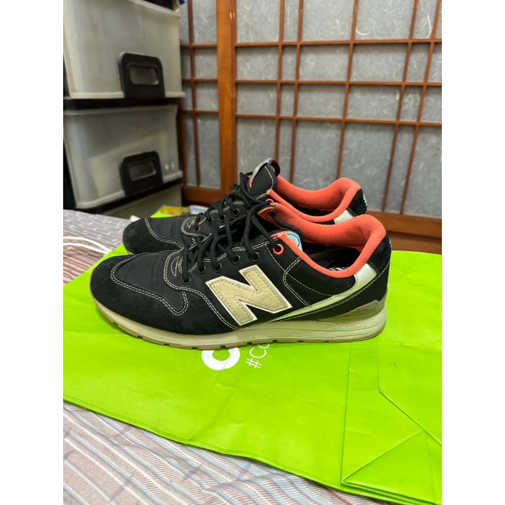 「 二手鞋 」 New Balance 996男版運動休閒鞋 US9.5（黑）鐵3-2