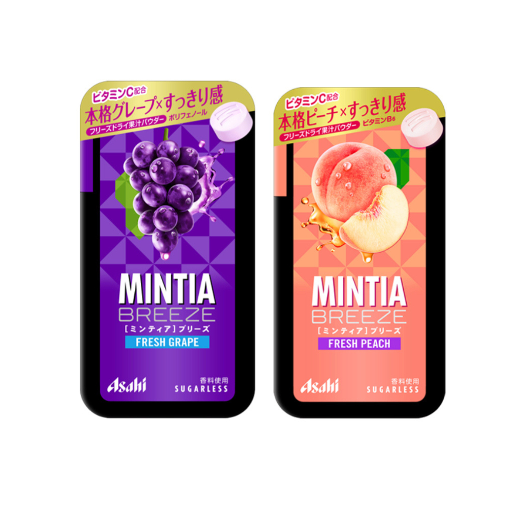 秒出 現貨⭐️日本 Asahi 朝日 MINTIA BREEZE 薄荷糖 涼糖 喉糖 清涼糖 薄荷錠 日本薄荷糖　好吃