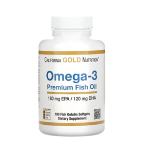 現貨 Omega-3 優質魚油 100 粒 California Gold Nutrition 美國正品