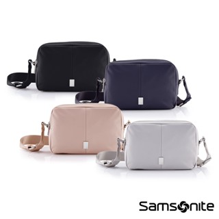 Samsonite 新秀麗 斜肩包/側背包/斜背包/肩背包/女包 UP-LINE 女用輕量商務多功能時尚_黑/藍/杏/灰