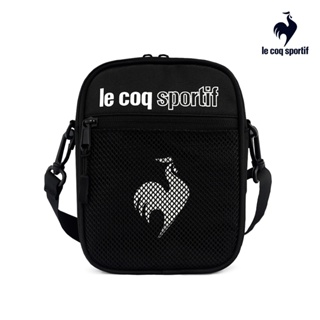 【LE COQ SPORTIF 法國公雞】輕巧旅行小包肩背包-男女款-黑色-LOS03102