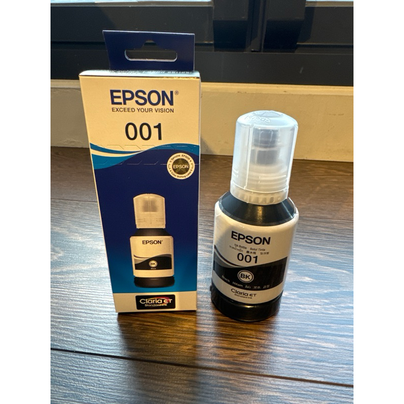 EPSON 001 原廠黑色墨水罐/墨水瓶 127ml(T03Y100)