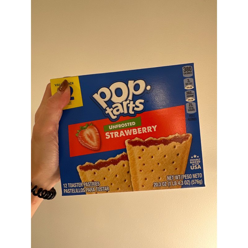 美國代購 pop tarts 草莓夾心餅乾 超級好吃！！