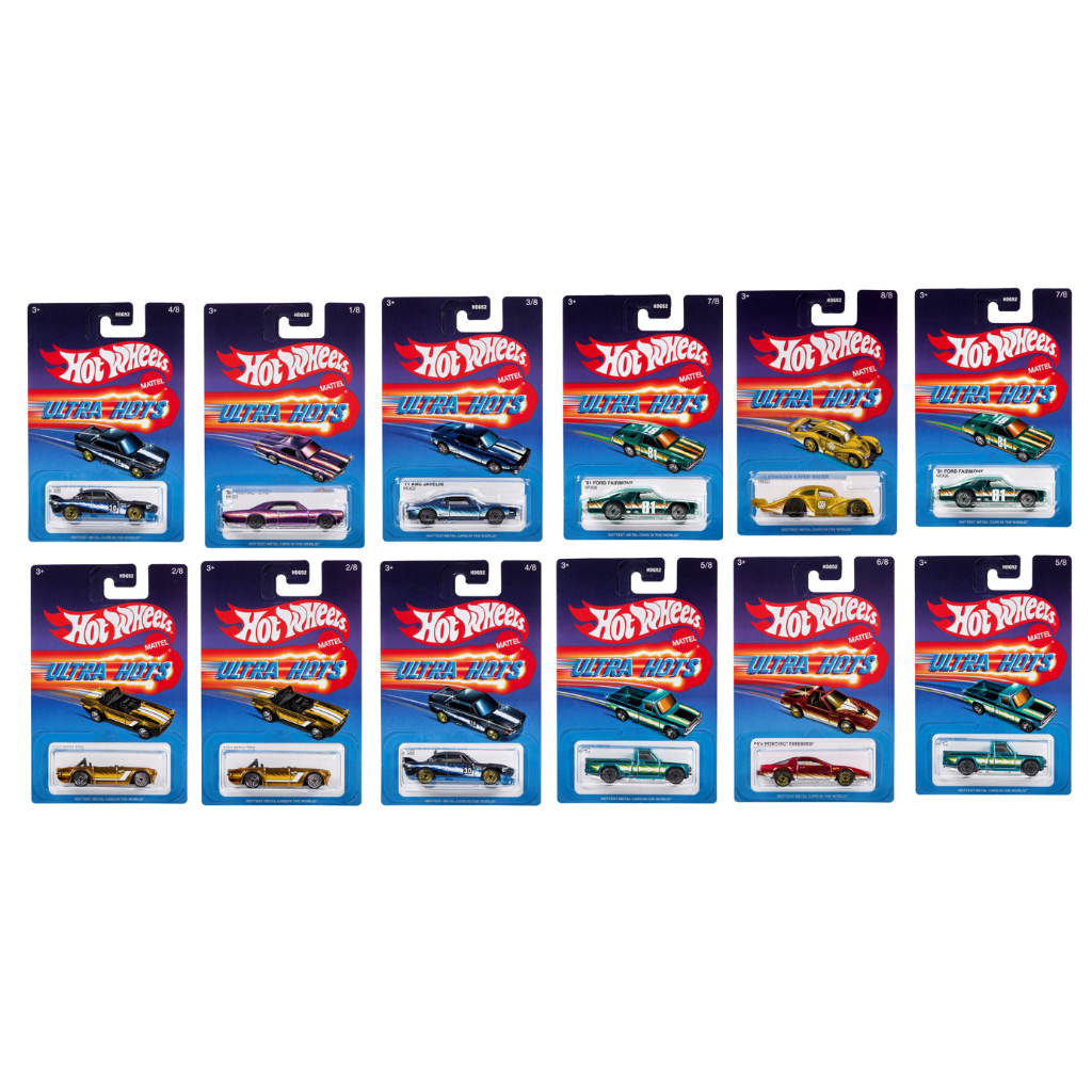 Mattel 風火輪盛焰系列合金小車 原箱8+4入 Hot Wheels 合金車 小汽車 1:64 正版